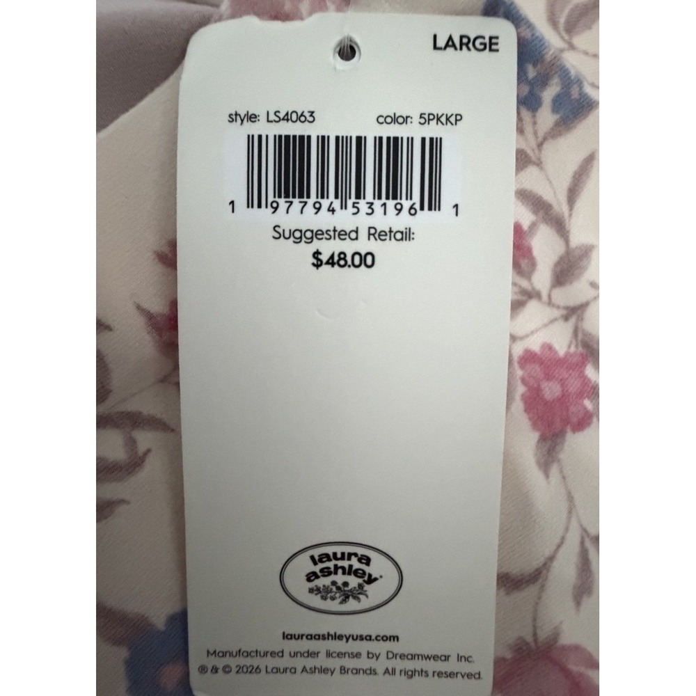 Laura Ashley Women's 5 Packs LS4063 Super Soft No Show Briefs Panties Size L New - Picture 10 of 10